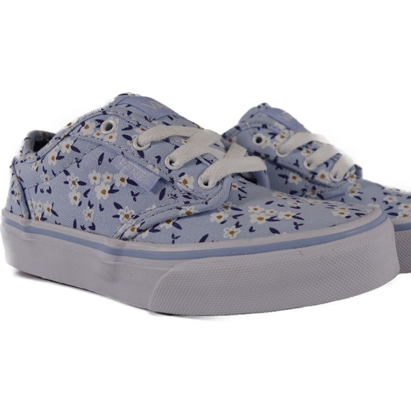 vans blue flowers